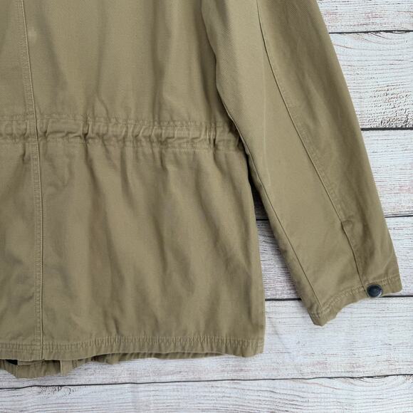 Timberland Brookfield Mountain Twill Bomber Jacket Mens XL Beige Cargo Explorer - Picture 14 of 14